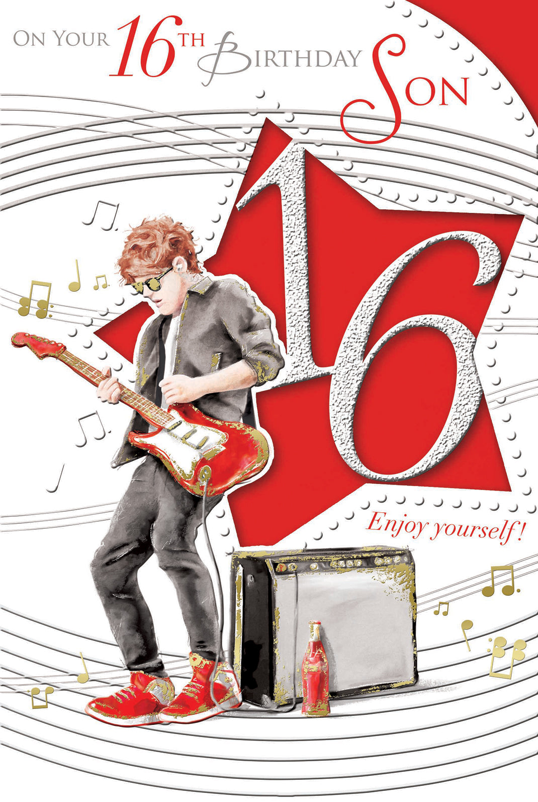 Son On Your 16th Birthday Celebrity Style Card