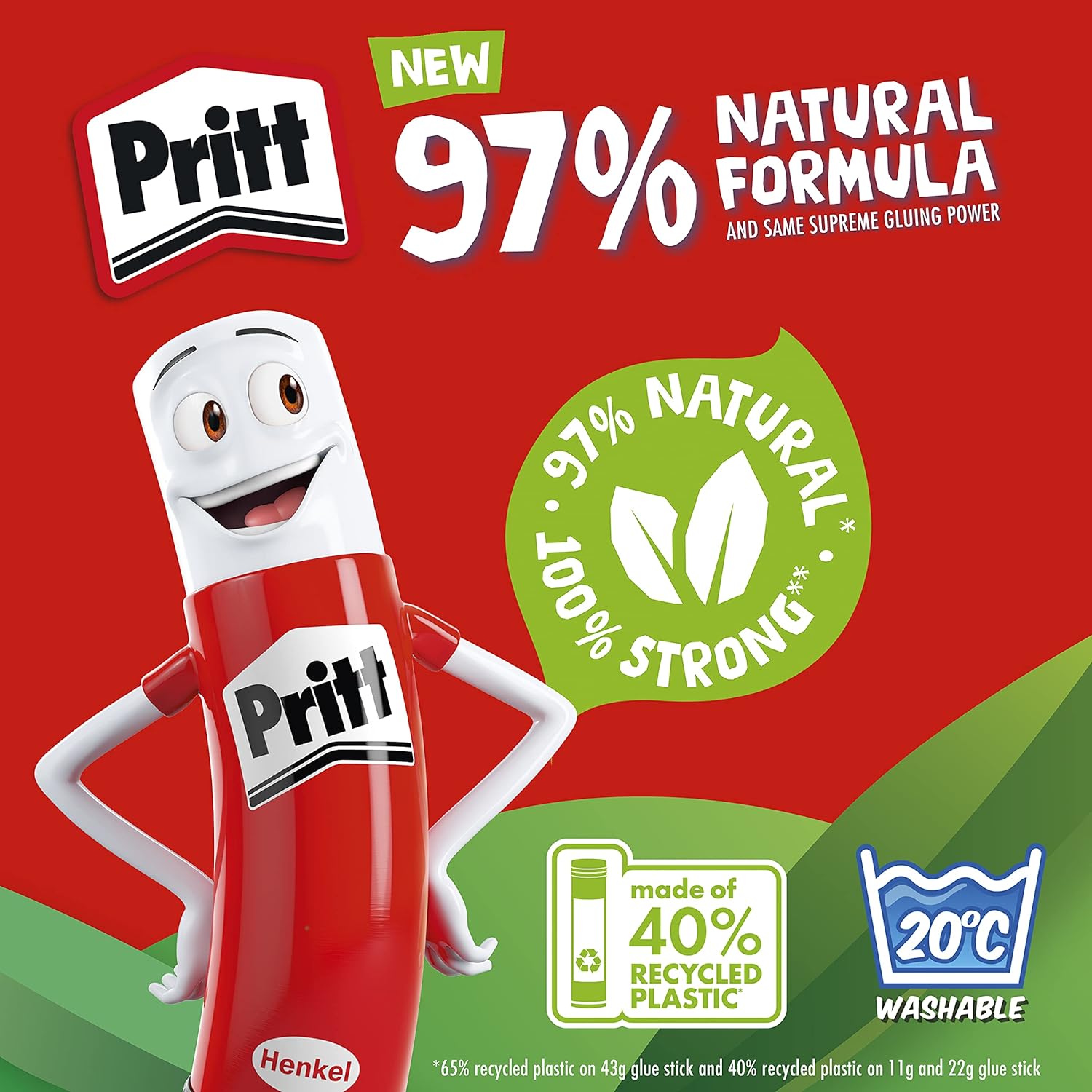 Single Pritt Stick Glue Stick 43g