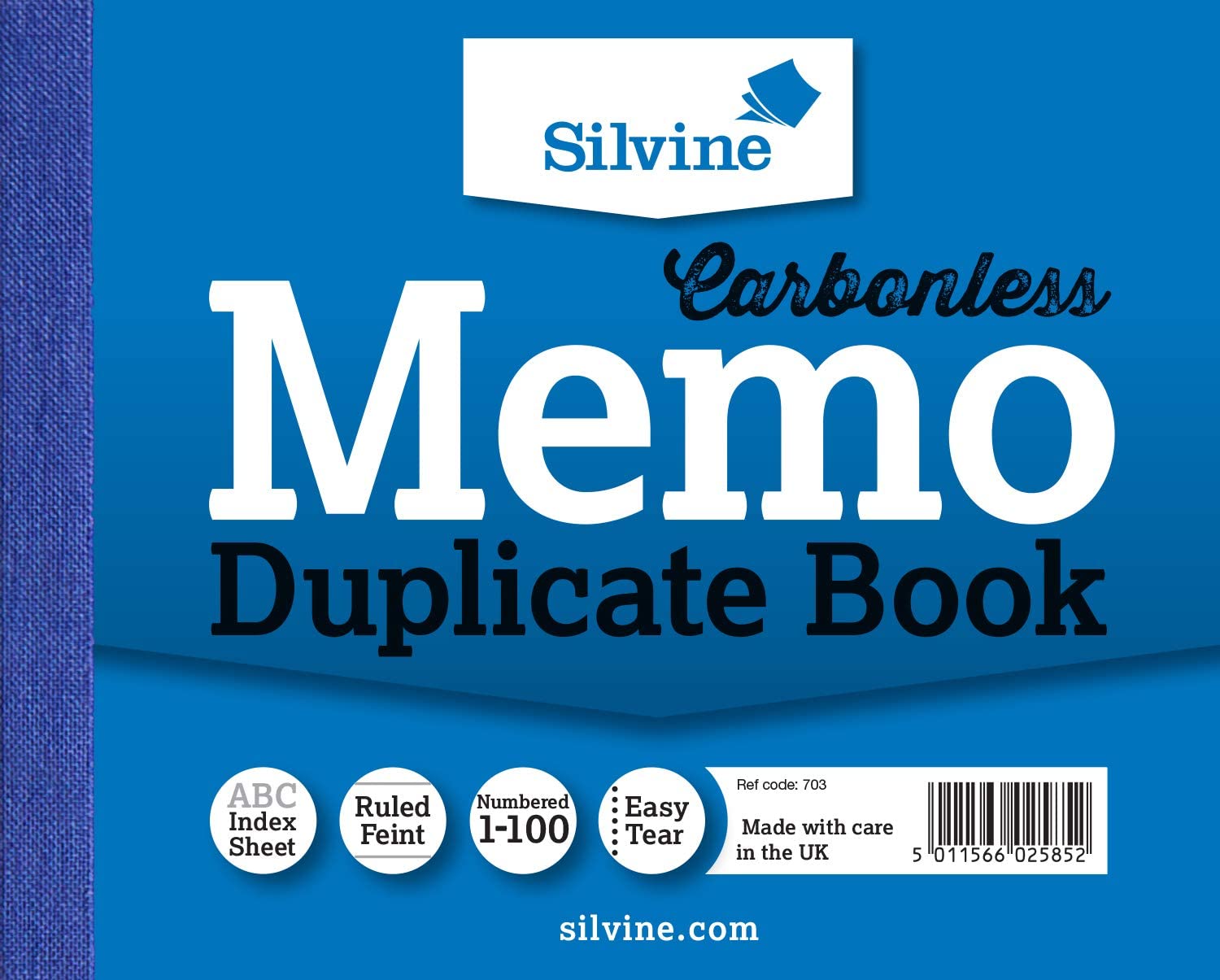 Carbonless Duplicate Memo Book 4"x5" (102 x 127mm)