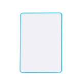 A4 Double Sided Magnetic Erasable MDF Plain Whiteboard With Blue Border