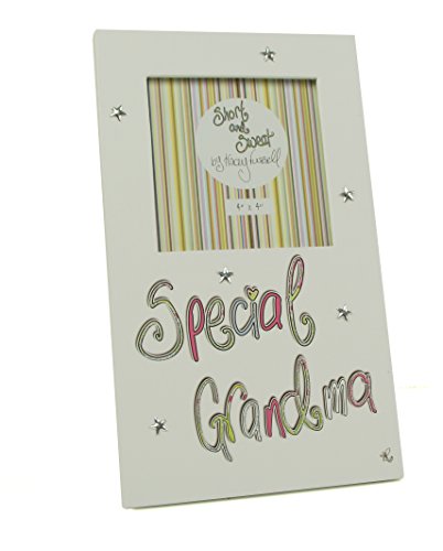 Tracey Russell 23cm Wooden "Short & Sweet" Collection Special Grandma Frame 4" x 4"