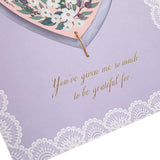 Traditional Illustrated Floral Heart Design Luxury Boxed Mum Birthday, Mother's Day Card