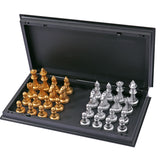 Folding and Magnetic Checker Chess Board game
