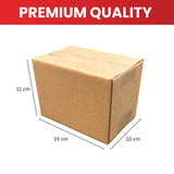 Cardboard Packing Box 15x10x11cm — 3mm Corrugated Flute {DNL}