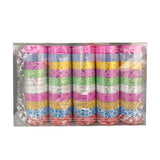 Pack of 10 Colourful Adhesive DIY Glitter Tapes 15mm x 3m