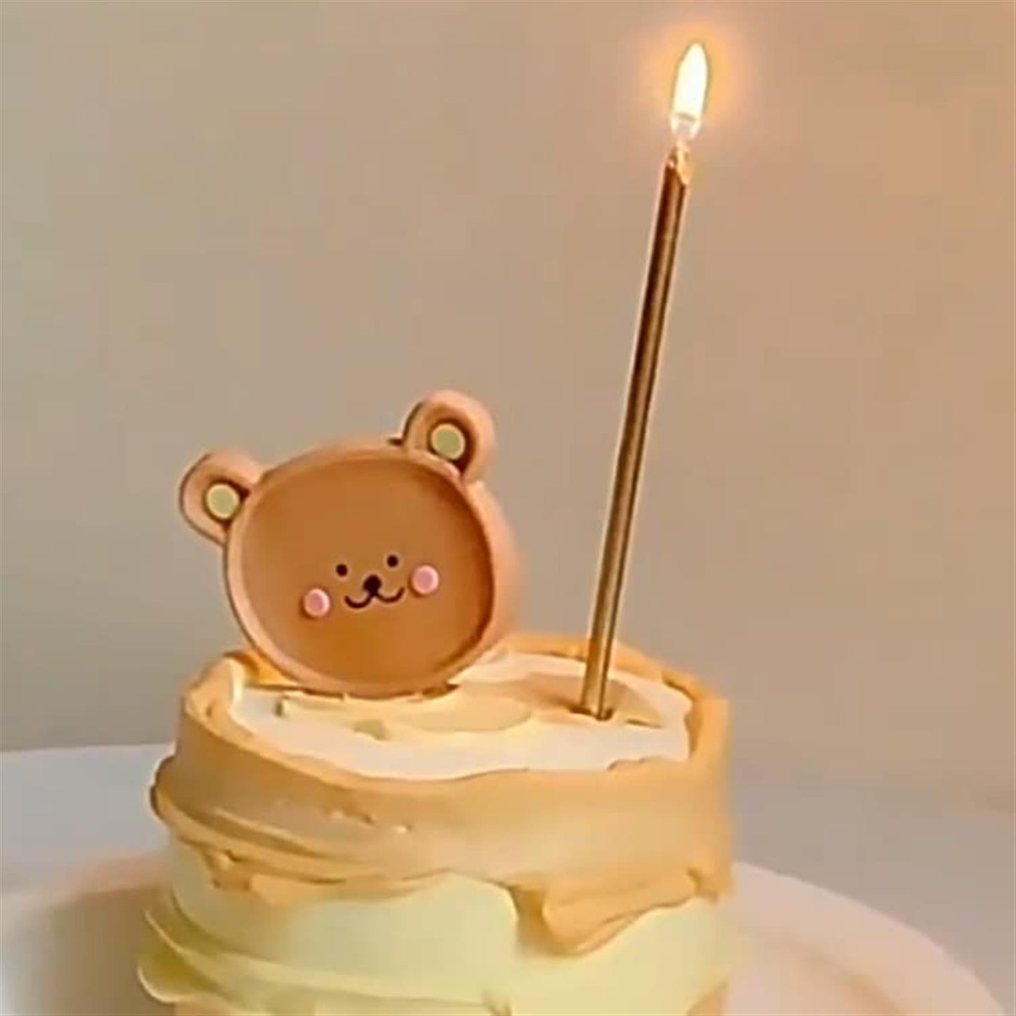 Pack of 6 Silver Smokeless Birthday Cake Candles