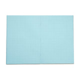 Rhino A4 48 Page Light Blue with Blue Tinted Paper 10mm Squared Exercise Book