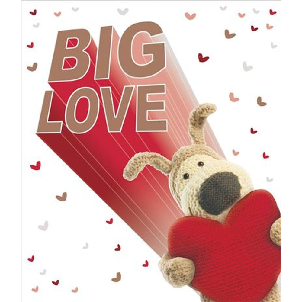 Boofle Holding Heart Big Love Valentine's Day Card 