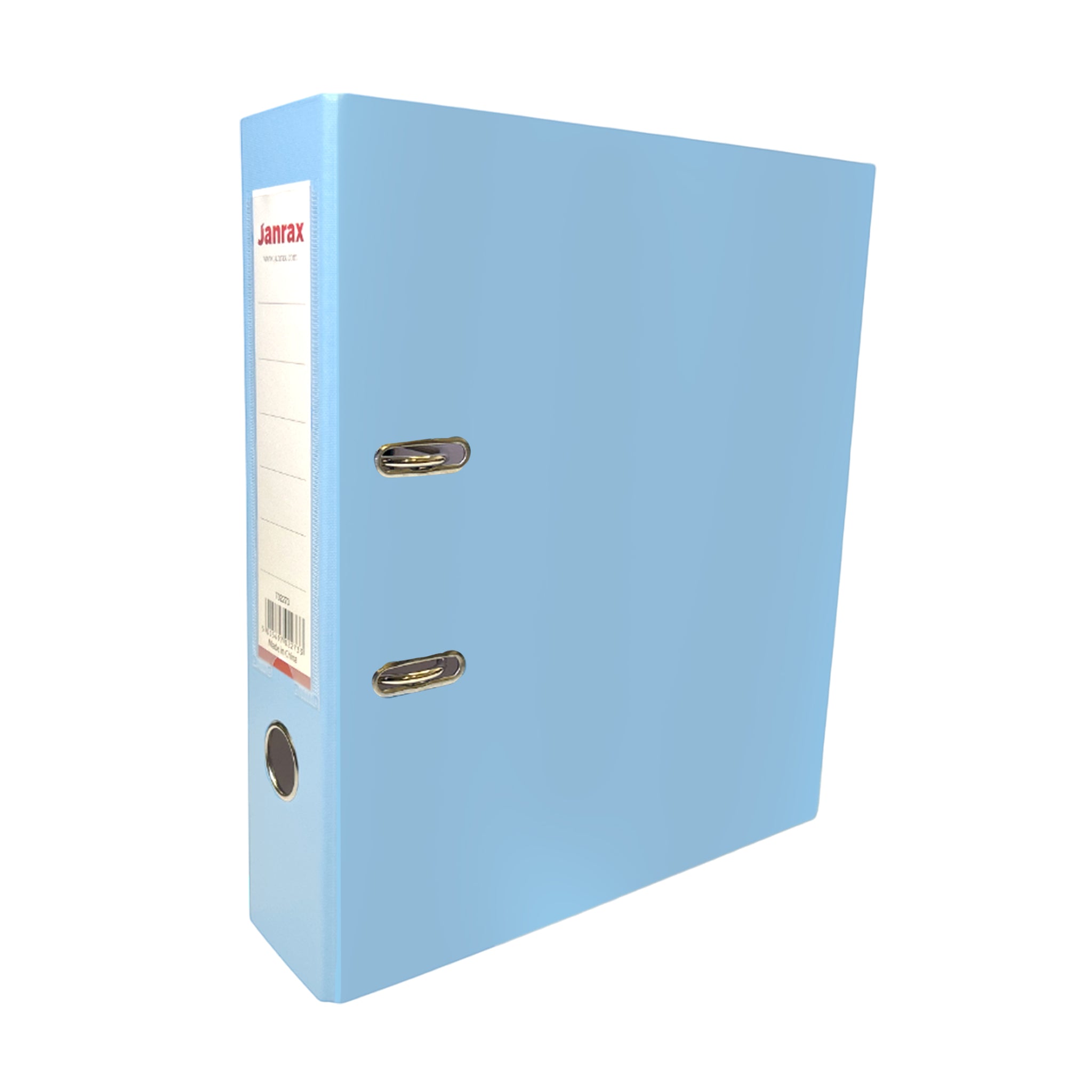 A4 Pastel Blue Paperbacked Lever Arch File by Janrax