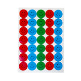 Pack of 420 Assorted Smile Faces 24mm Self-Adhesive Labels