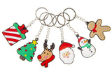 Single Christmas Keychain