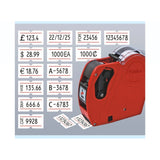 10 Rolls of White Price Labels 21x12mm (5000 Labels total)
