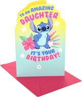 Daughter Birthday Card Disney Stitch 
