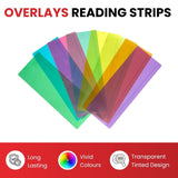 Pack of 8 Green 210x80mm Dyslexia Overlay Reading Strips – PET Material, Rounded Corners