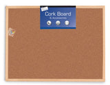 Tallon Just Stationery 400x600mm Split White/Cork Board