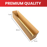 Cardboard Packing Box 8x7x46cm — 3mm Corrugated Flute {DNL}