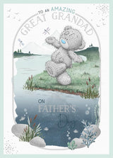 Bear By The River Edge Great Grandad Father's Day Card