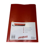 Pack of 10 A4 Frosted Red Exercise Book Covers