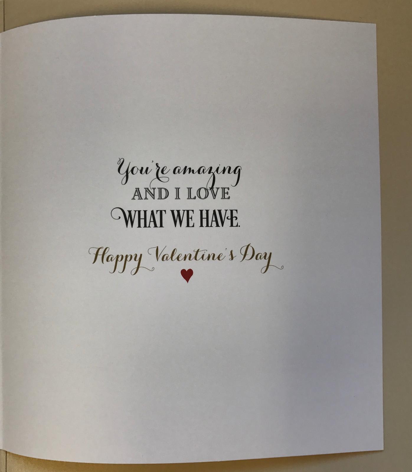 For The One I Love Classic Black And Gold Valentine's Day Card