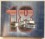 18th Birthday - Denim Style Photo Frame