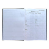 Janrax 2026-2027 A4 Week To View Blue Academic Diary