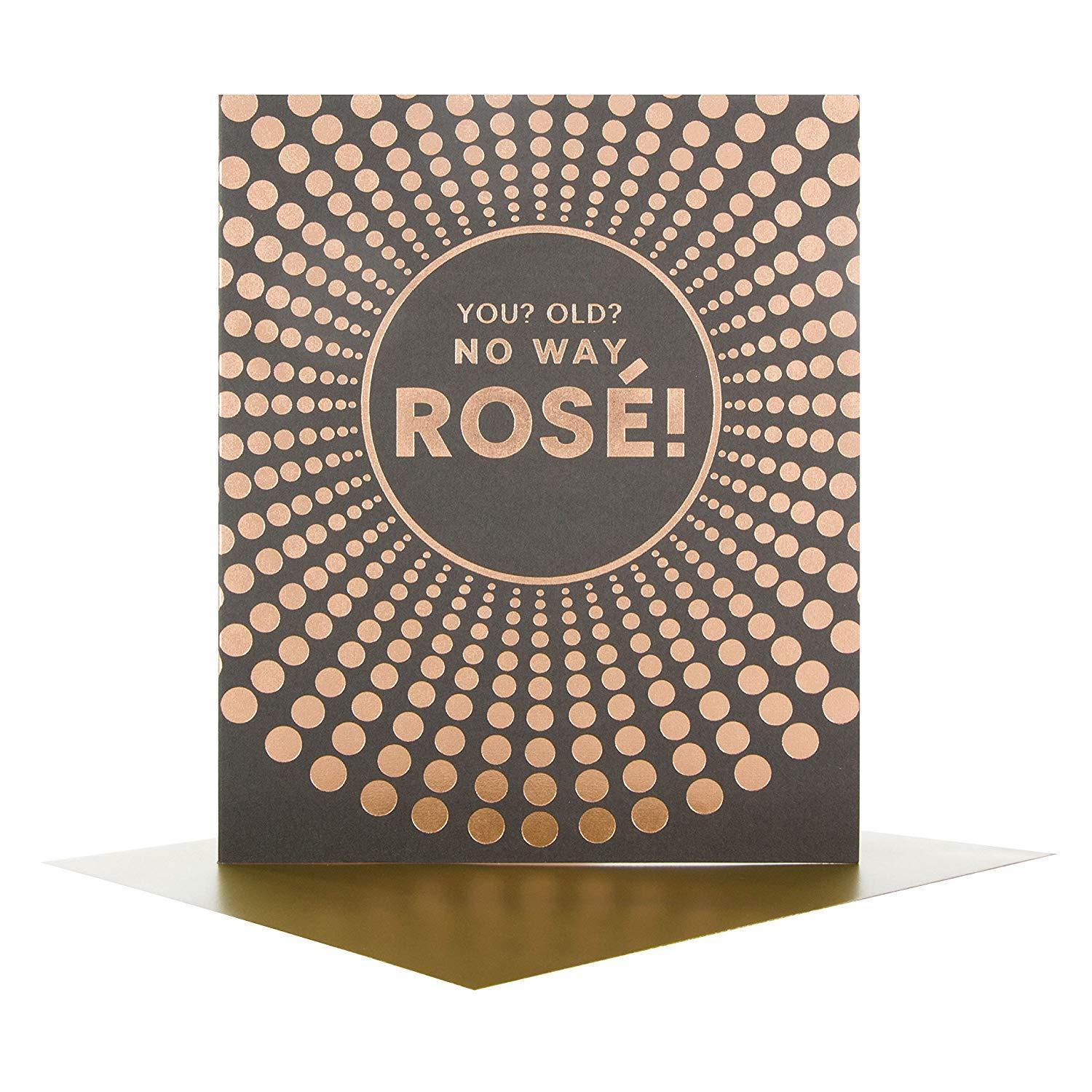 Hallmark Birthday Funny Humour New Card 'No Way Rose; - Small