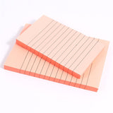 Pack of 100 Sheets 80gsm Thick Paper Ruled Line Colorful Writing Pad 100 x150mm