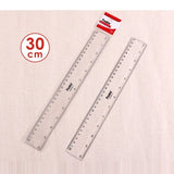 30cm Clear Ruler by Foska