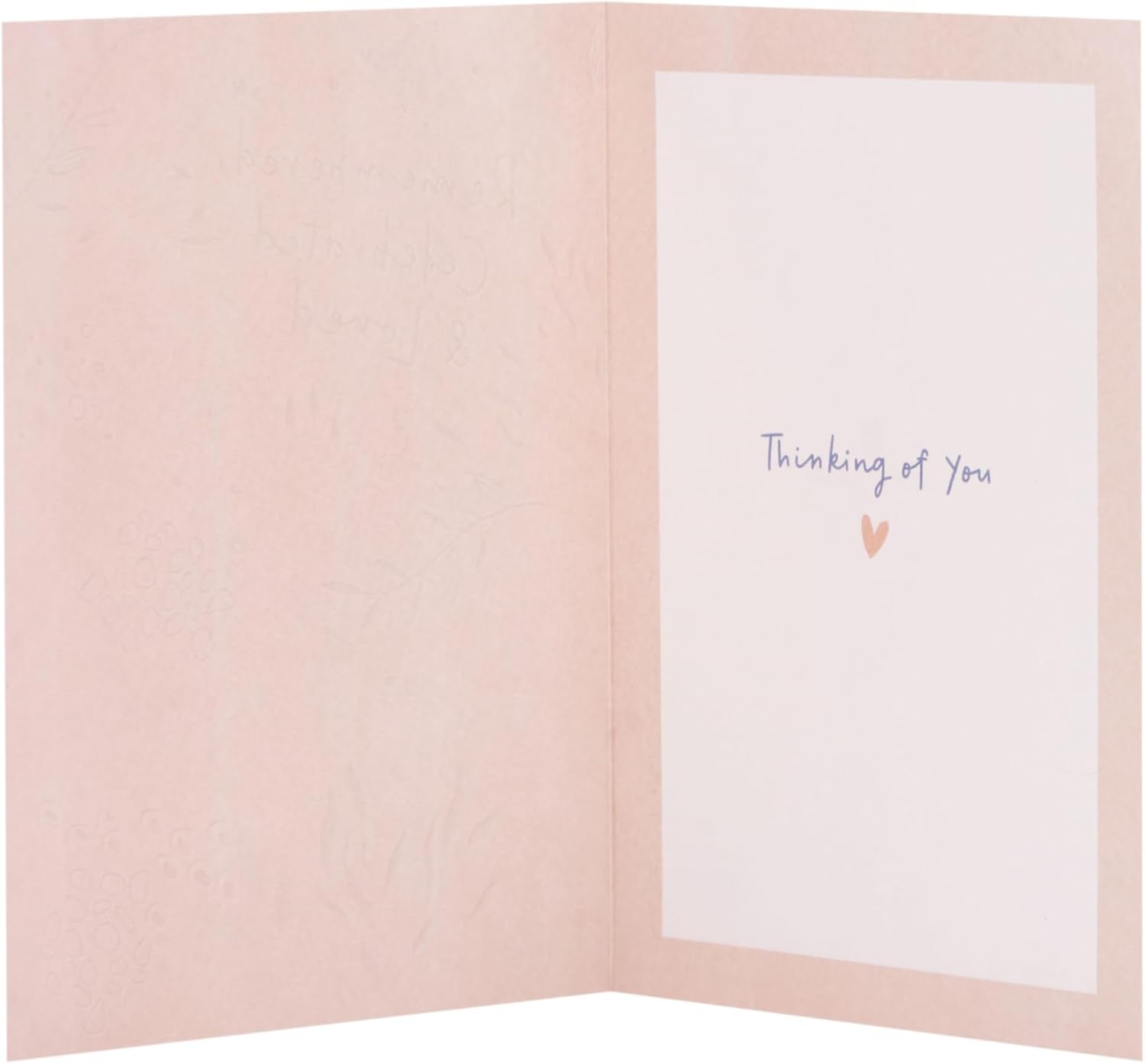 Celebrated & Loved Design Sympathy Card