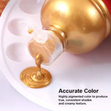 500ml Orange Metallic Poster Paint