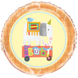 Circus Animal Round Foil Balloon 18"
