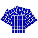 Pack of 125 Blue 12x18mm Rectangular Labels - Adhesive Stickers