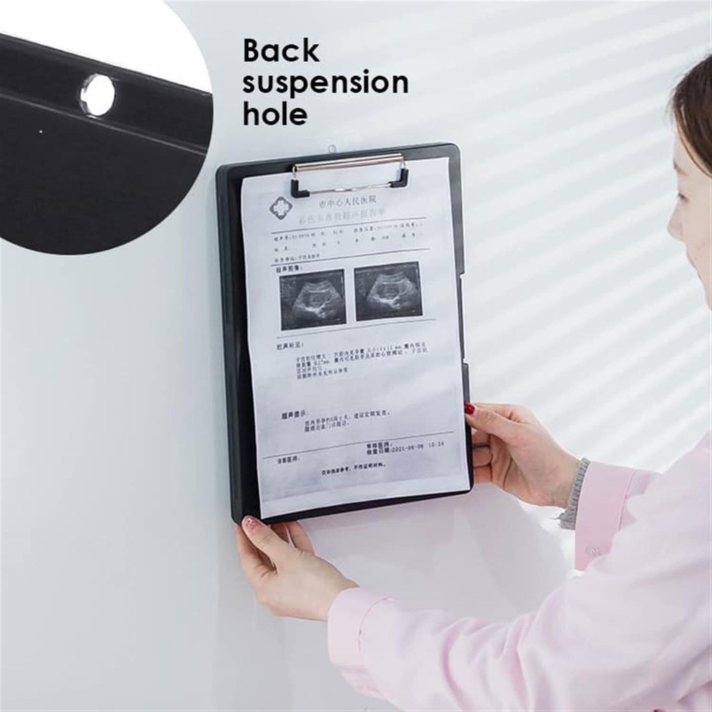 Multi-functions Waterproof Plastic PP Storage Clipboard 32.1 × 24 × 2 cm
