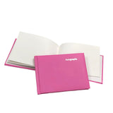 100 Pages Pink Autograph Book – School Leavers Signature, End of Term Memory Book