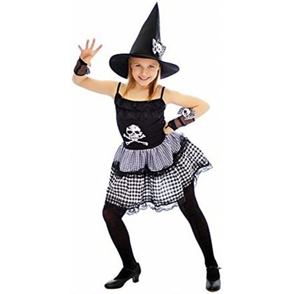 Child Halloween Pink Witch Fancy Dress Costume Age 10-12 {DC}