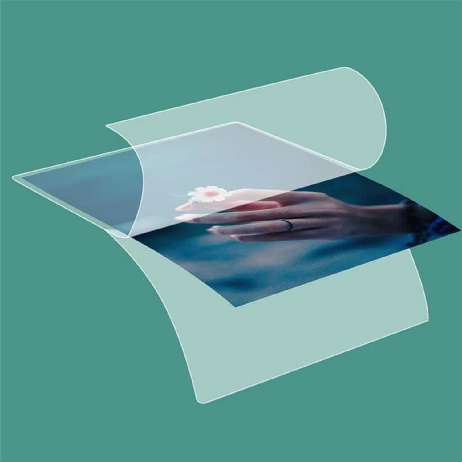 Pack of 100 A4 Waterproof PVC Glossy Pouch 125mic Laminating Film