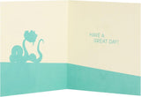 Disney Zootropolis 2 Gary De'Snake in Front of Silhouetted City Background Birthday Card