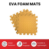 Pack of 4 30x30cm Pink Coloured 1cm Thick EVA Foam Mats
