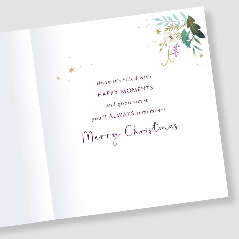 Wreath Design Lovely Friends Christmas Card