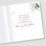 Wreath Design Lovely Friends Christmas Card