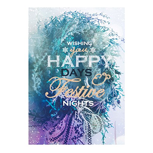 Hallmark Christmas Card 'Festive Nights'- Medium 