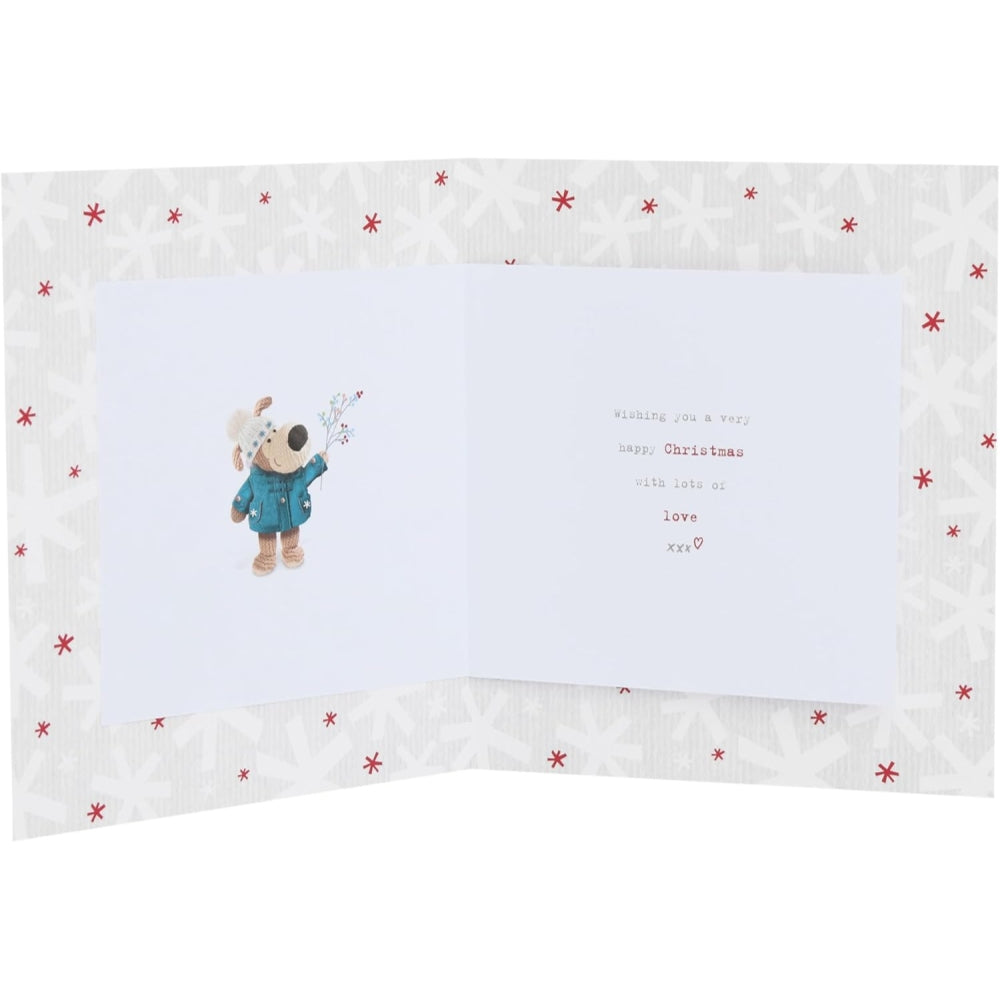 Boofle Near Flower Vase Godmother Christmas Card