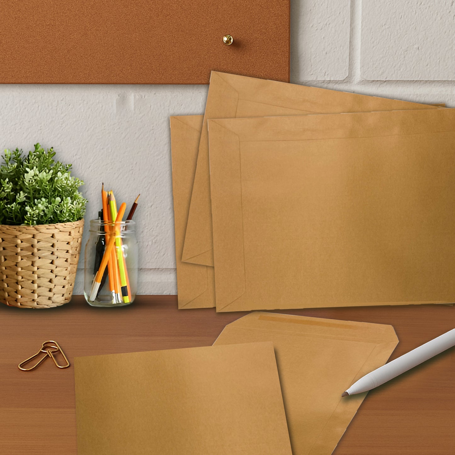 Pack of 250 Brown Envelopes 353x250mm