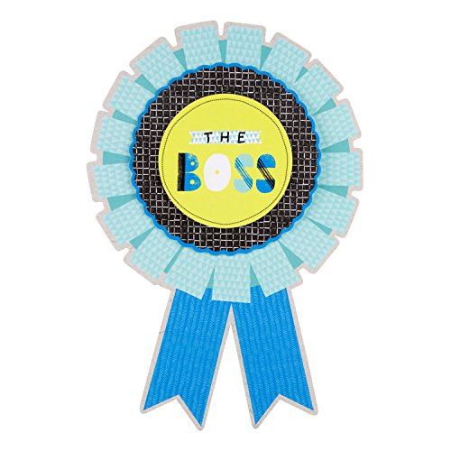 Hallmark Father's Day Card 'The Boss Badge' Medium 
