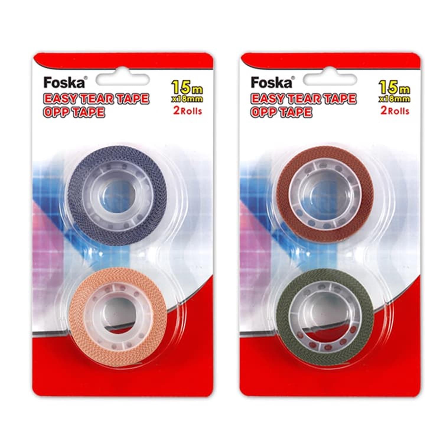 Pack of 2 Color Opp DIY Decorative Tapes 15m