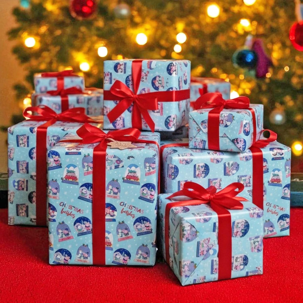 Peppa Pig Christmas Wrapping Paper Roll 2m x 69cm