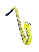 Inflatable Saxophone Muscial Instrument Group Band Fancy Dress Blow Up