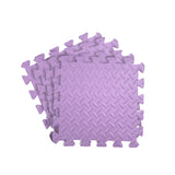 Pack of 4 30x30cm Purple Coloured 1cm Thick EVA Foam Mats