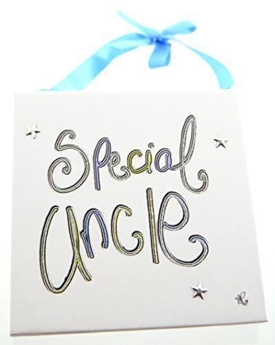 Short & Sweet Special Uncle 12cm Hanging Plaque Christmas Birthday Fathers Day New Gift