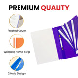 Pack of 12 Green A4 Project Folders by Janrax